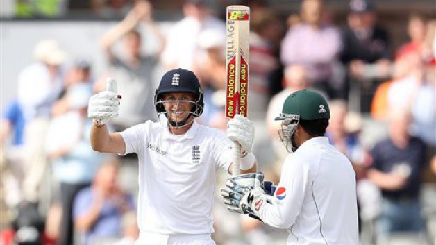 england vs pakistan 2nd test day 2 old trafford joe root 4046 England declares at 589-8 after Root double century