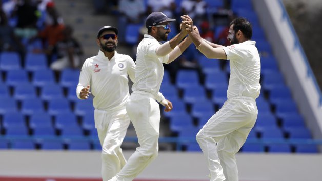 india vs west indies 1st test mohammed shami joint fastest indian pacer to 50 test wickets 4053 India vs West Indies 1st Test: Mohammed Shami joint fastest Indian pacer to 50 Test wickets