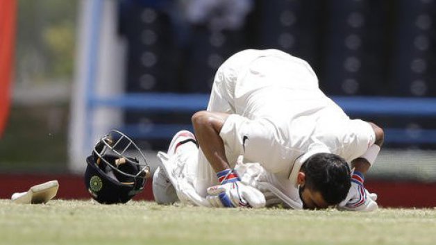 india vs west indies 1st test day 2 antigua virat kohli double century 4022 India vs West Indies 1st Test, Day 2: Kohli's maiden double ton puts in commanding position