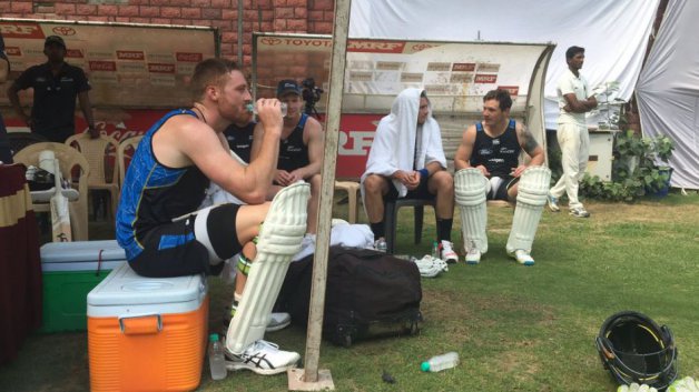 New Zealand spinners bowl lengthy spell at nets