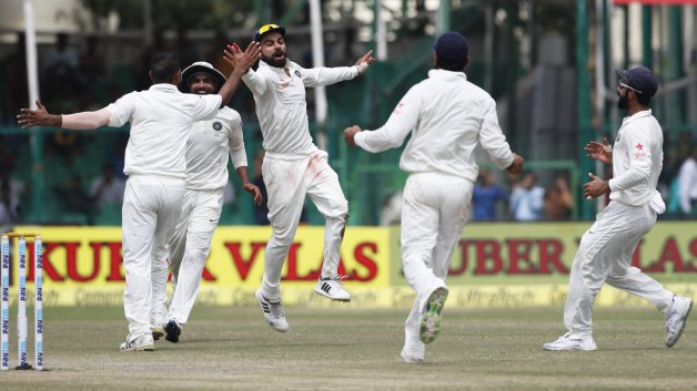 india v newind v nz 1st test india beat new zealand by 197 runszealand 1st test kanpur india beat new zealand to become no 1 test team 4781 IND v NZ 1st Test: India beat New Zealand by 197 runs