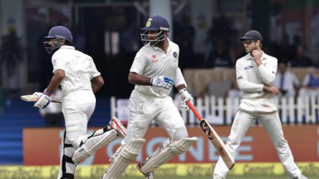 IND v NZ 1st Test: Vijay, Pujara score fifties but Boult, Santner give New Zealand edge