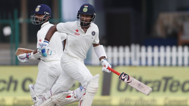 india vs new zealand 1st test day 4 lunch report kanpur cheteshwar pujara murali vijay virat kohli 4761 IND v NZ 1st Test Day 4 Lunch Report: India lose three wickets but consolidate lead