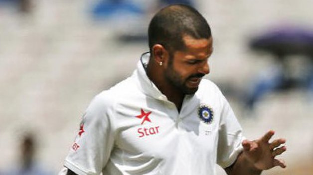Dhawan ruled out of third Test with minor fracture