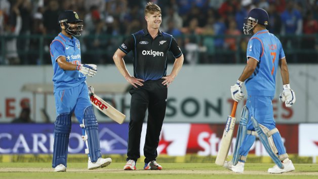 india v new zealand 1st odi virat kohli hardik pandya extend india s dominance to odis 5069 IND v NZ 1st ODI: Virat, Pandya give India winning start