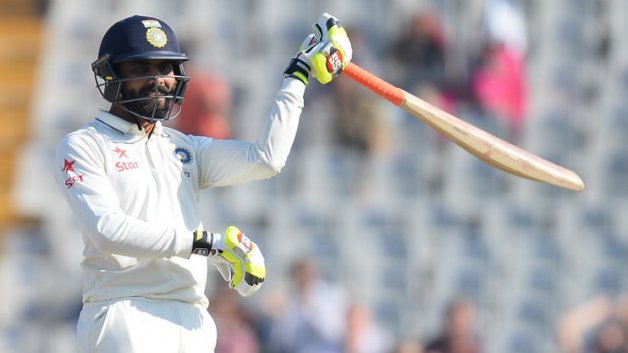 WATCH: Ravindra Jadeja celebrates Test fifty like a warrior