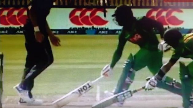 video comical mix up for bangladesh leads to run out against new zealand 7449 VIDEO: Comical mix-up for Bangladesh leads to run out against New Zealand