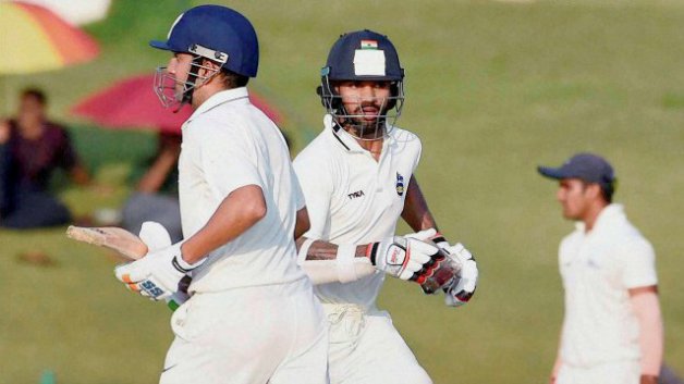 ranji trophy dhawan gambhir fail again but pacers give advantage to delhi 6986 Ranji Trophy: Dhawan, Gambhir fail again but pacers give advantage to Delhi