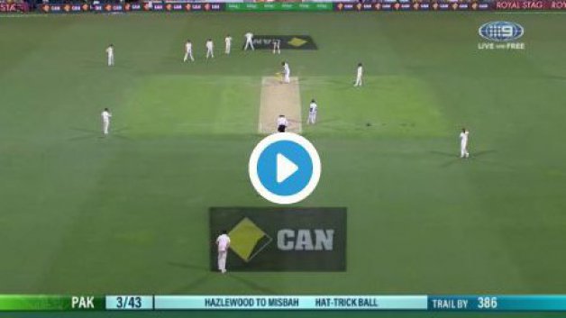 watch misbah stops hazlewood s record but gets out after 6 overs 7205 WATCH: Misbah stops Hazlewood's record but gets out after 6 overs