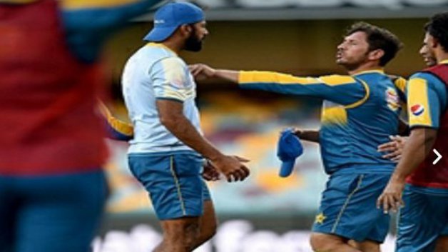 wahab riaz and yasir shah fight during practice session ahead of australia clash 7146 Wahab Riaz and Yasir Shah fight during practice session ahead of Australia clash