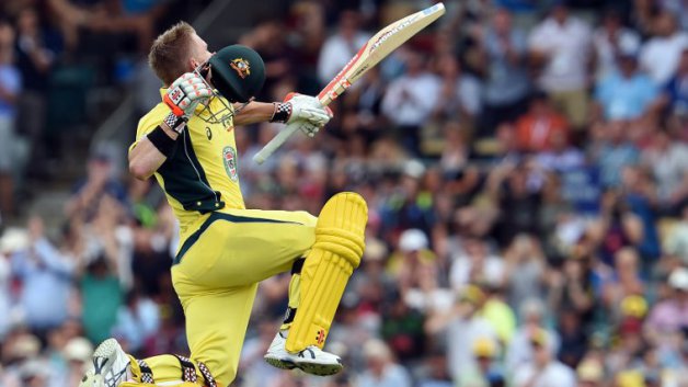 AUS v NZ: David Warner's 156 powers Australia to 264