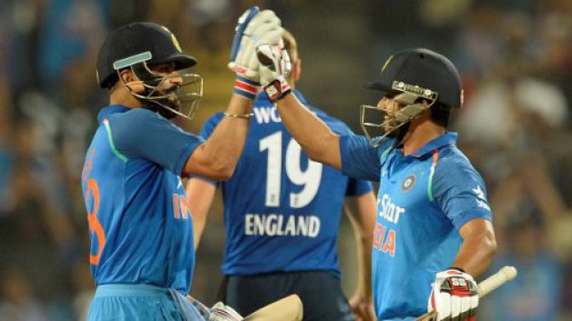 ind v eng 1st odi kohli jadhav twin centuries script record run chase india beat england by 3 wickets 7778 IND V ENG 1st ODI: Kohli, Jadhav twin centuries script record run chase, India beat England by 3-wickets