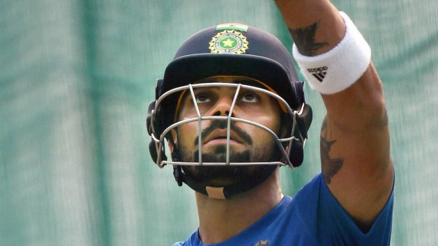 ind v eng virat kohli flexes his muscles in practice session 7733 IND V ENG: Virat Kohli flexes his muscles in practice session