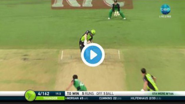 bbl morgan hits last ball six to snatch an unbelievable win 7551 BBL: Morgan hits last ball six to snatch an unbelievable win