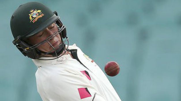 watch matt renshaw suffers nasty blow on helmet 7525 WATCH: Matt Renshaw suffers nasty blow on helmet