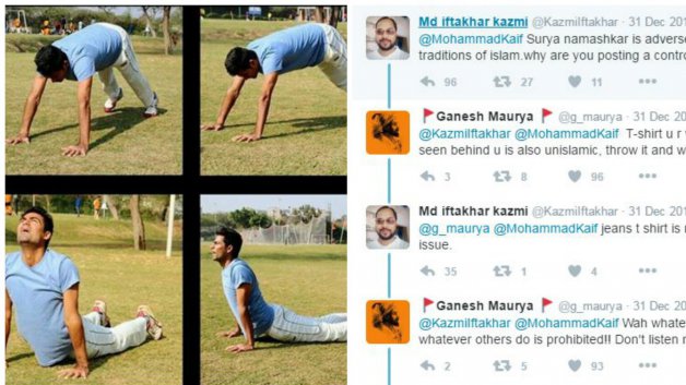 kaif trolled for performing surya namaskar hits back at critics 7488 Kaif trolled for performing 'Surya Namaskar', hits back at critics