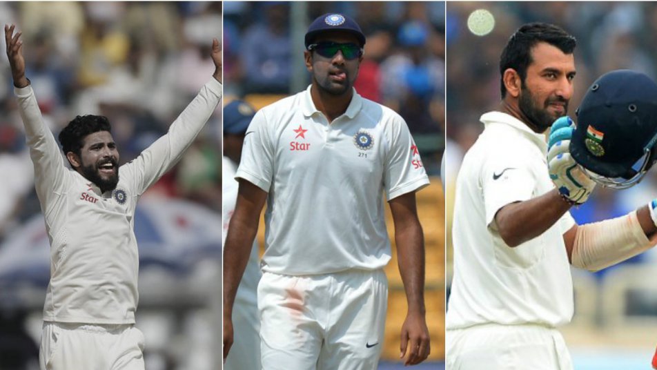 Jadeja grabs top spot in bowling, Pujara 2nd in batting list