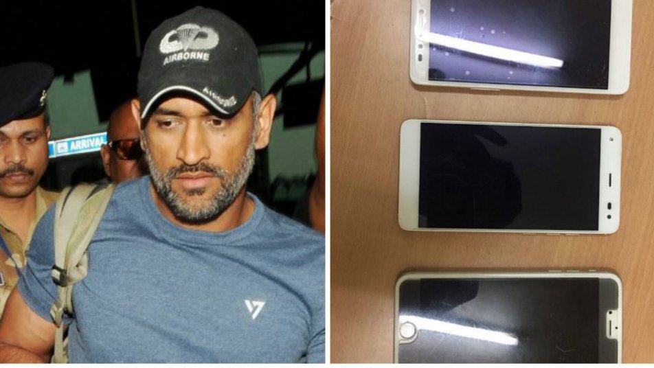 dhoni s phones recovered firefighter took them by mistake 8878 Dhoni's phones recovered, firefighter took them 'by mistake'