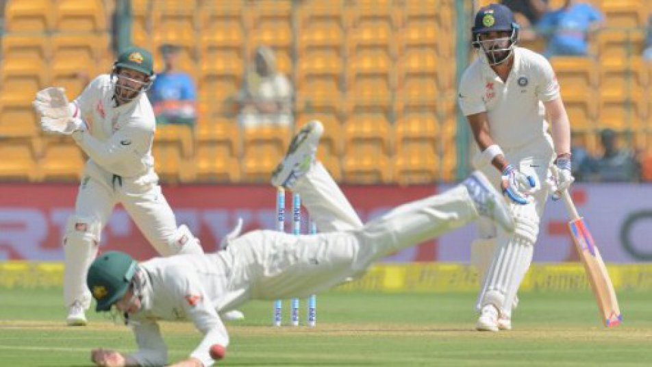 ind v aus 2nd test day 1 lunch report india lose abhinav pujara before lunch 8627 IND v AUS 2nd Test Day 1 Lunch Report: India lose Abhinav, Pujara before lunch