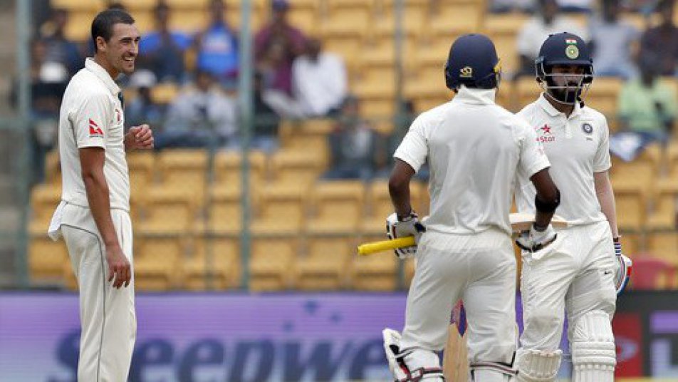 ind v aus day 3 lunch report rahul mukund solid after jadeja six for 8673 IND V AUS Day 3 Lunch Report: Rahul-Mukund solid after Jadeja six-for