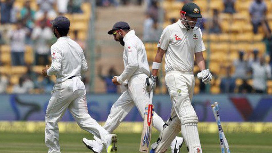 ind v aus day 2 tea report jadeja ishant reduce australia to 163 5 8655 IND V AUS Day 2 Tea Report: Jadeja, Ishant reduce Australia to 163/5