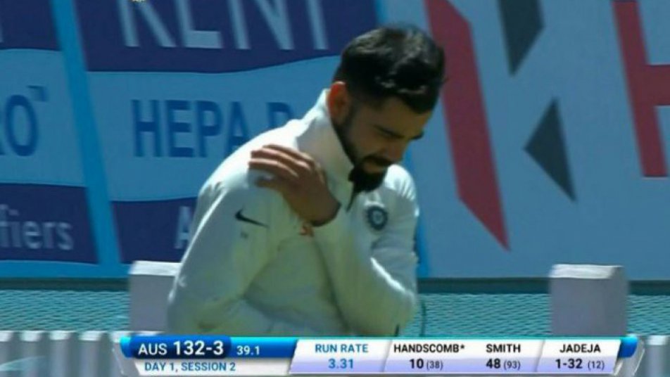 virat kohli to undergo scan on shoulder injury 8815 Virat Kohli to undergo scan on shoulder injury