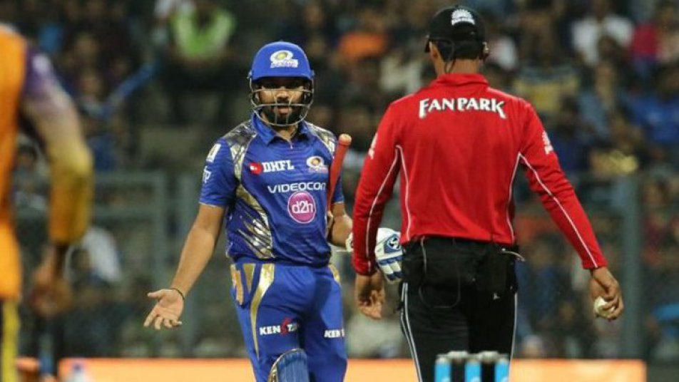 rohit sharma reprimanded for showing dissent 9274 Rohit Sharma reprimanded for showing dissent