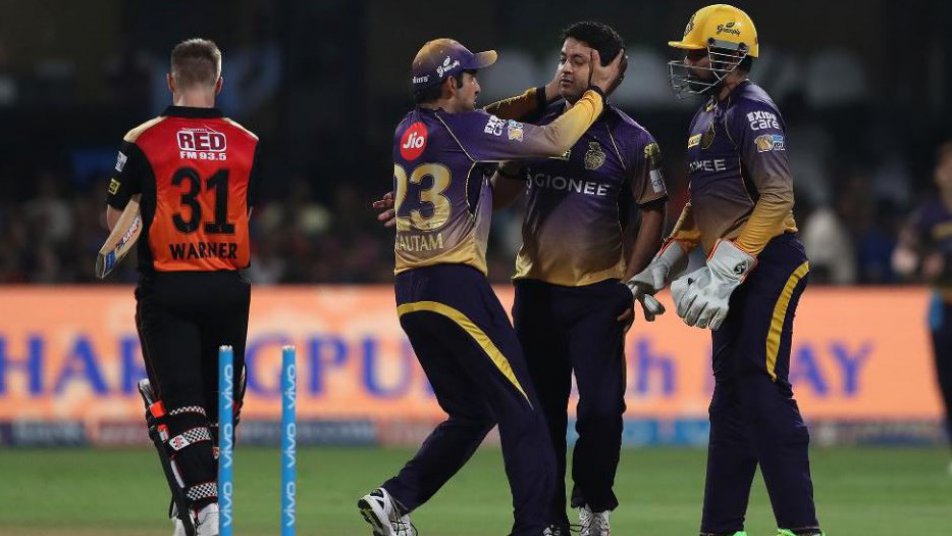 ipl 10 clinical kkr restrict sunrisers to 128 7 10047 IPL 10: Clinical KKR restrict Sunrisers to 128/7