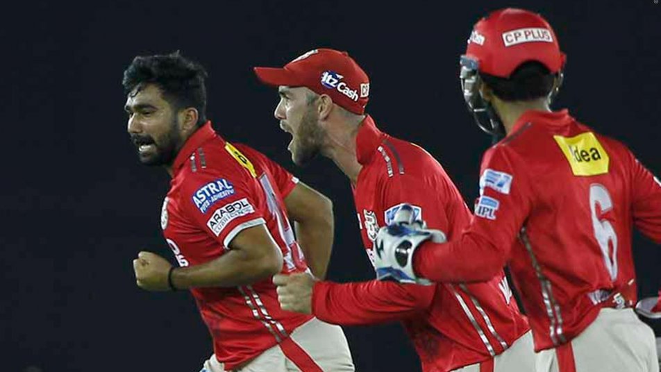 Maxwell, bowlers keep Punjab's play-off hopes alive with 14 run win over KKR