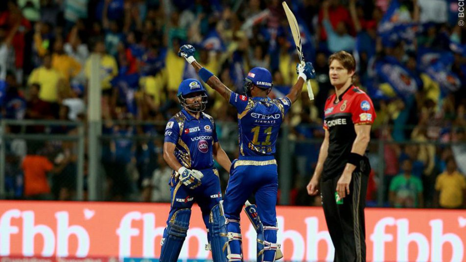 rohit leads mumbai to ipl playoffs beat rcb by 5 wickets 9728 Rohit leads Mumbai to IPL playoffs, beat RCB by 5 wickets