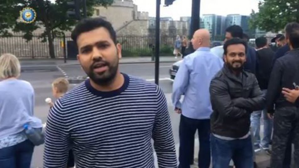 WATCH: Rohit turns reporter, shares funny moments of team dinner