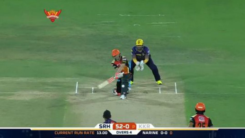 watch david warner slams incredible switch hit six 9713 WATCH: David Warner slams incredible switch-hit six