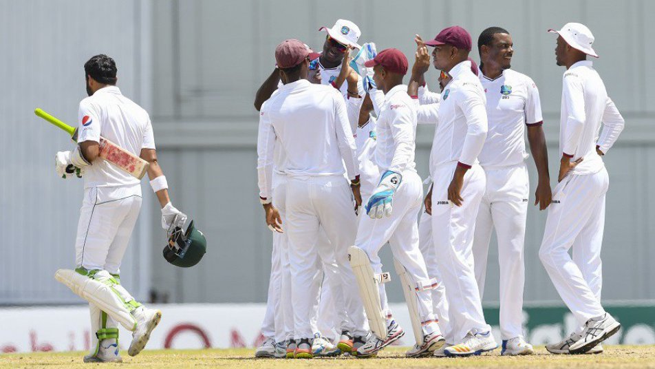 Pakistan sinks for 81, West Indies level series 1-1