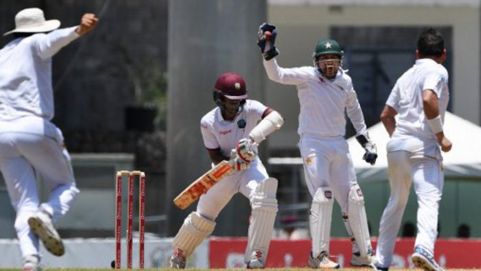 pakistan s shah restricts west indies to 97 3 at lunch 9958 Pakistan's Shah restricts West Indies to 97-3 at lunch