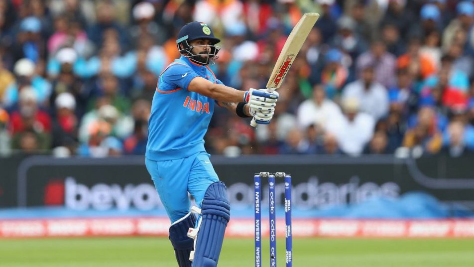 Champions Trophy: Kohli, Yuvraj fire India to 319/3 in rain-hit tie