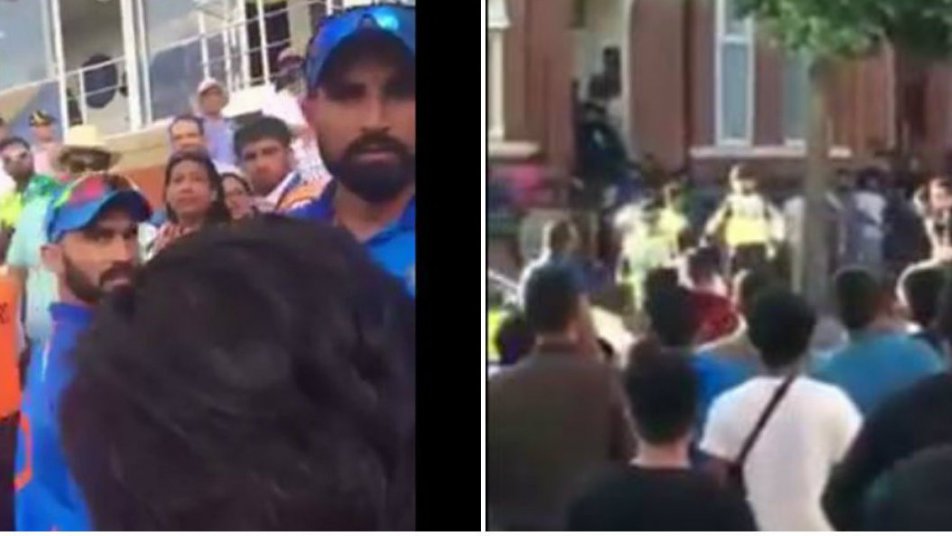 watch pak fan who threw baap kaun hai taunt at shami beaten up by indian supporters 10648 WATCH: Pak fan who threw 'Baap Kaun Hai' taunt at Shami beaten up by Indian supporters?