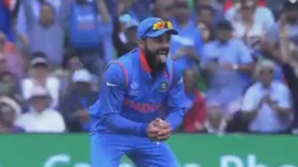 virat kohli s hilarious celebration 10530 WATCH: Virat Kohli's wild Celebration