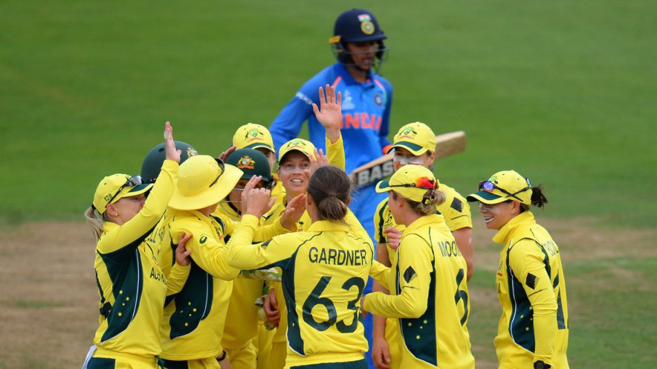 India suffer 8-wicket loss to Australia in ICC Women's WC