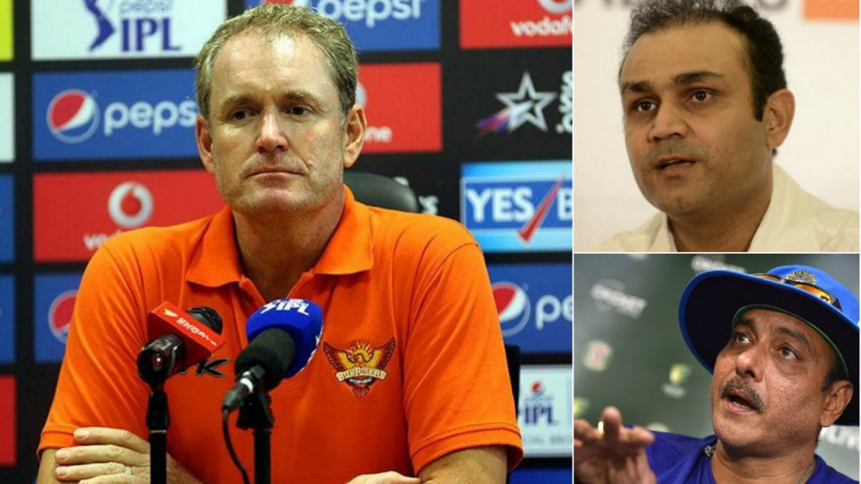 in shastri sehwag s fight for a bite the coach cake might land on moody s lap 10934 In Shastri-Sehwag's fight for a bite, the 'coach cake' might land on Moody's lap
