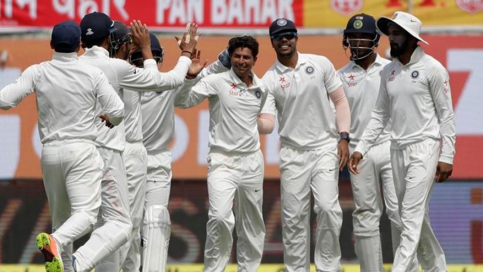 kuldeep jadeja shine in practice match as india end day 1 at 135 3 11179 Kuldeep, Jadeja shine in practice match as India end Day 1 at 135/3