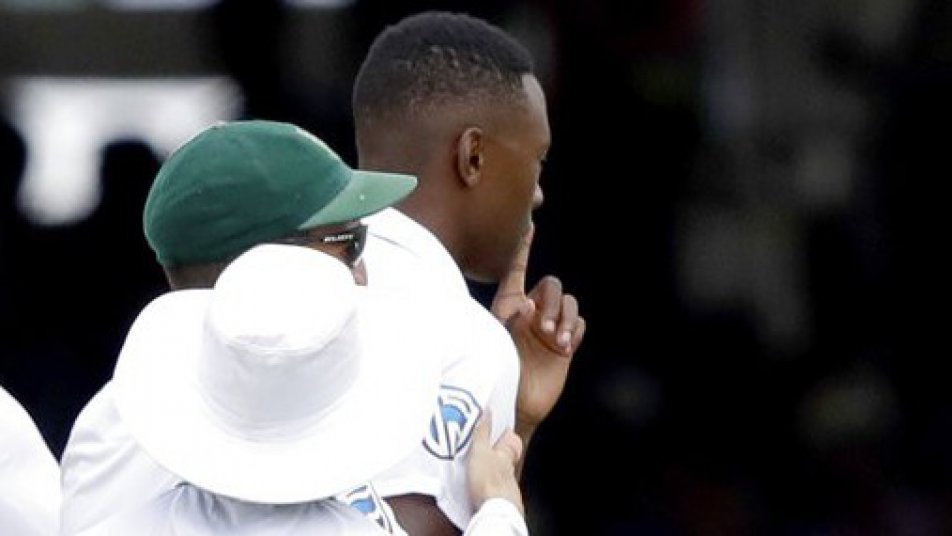 rabada keeps quiet after dismissing stokes 10954 Rabada keeps quiet after dismissing Stokes