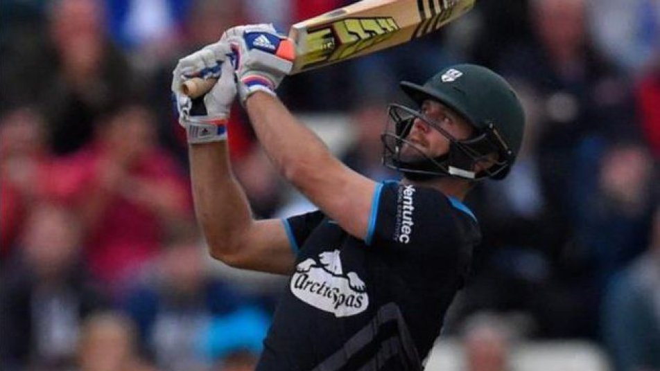 ross whiteley hits six sixes in an over but worcestershire lose 11228 Ross Whiteley hits six sixes in an over but Worcestershire lose