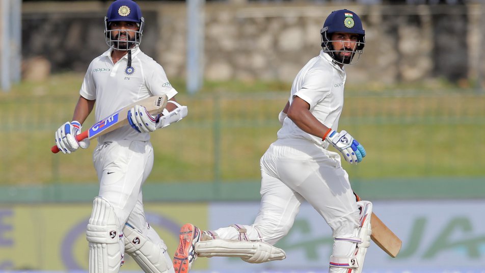 indvssl 2nd test day 1 arjuna pujara hits bulls eye again india scored 344 3 11429 'Arjuna' Pujara hits bulls-eye again, India scored 344/3