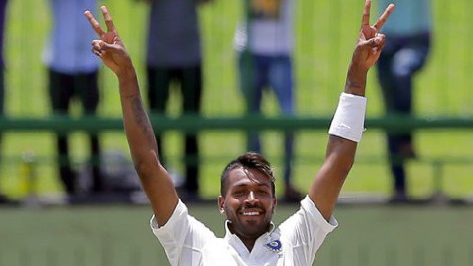 pandya s maiden ton takes india to 487 9 at lunch on day 2 11594 Pandya's maiden ton takes India to 487/9 at lunch on day 2