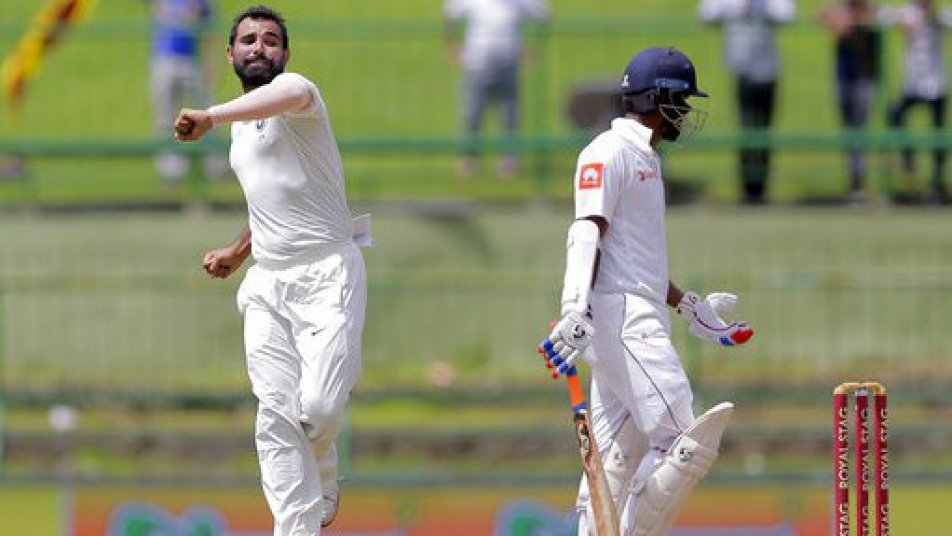 indvssl 3rd test tea report shami strikes twice to leave sri lanka at 61 4 11598 INDvsSL 3rd Test, Tea Report: Shami strikes twice to leave Sri Lanka at 61/4