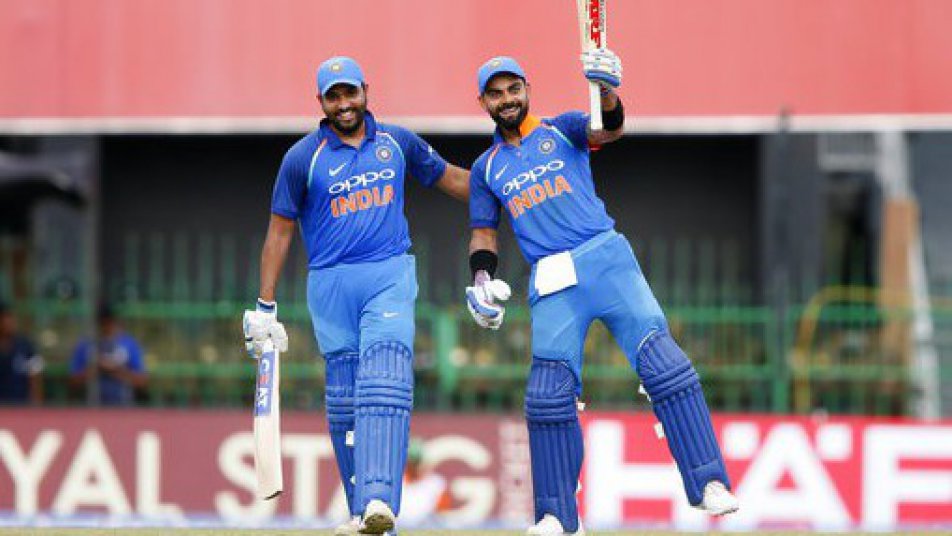 indvssl kohli rohit twin centuries take india to 375 for 5 11855 INDvsSL: Kohli-Rohit twin centuries take India to 375 for 5