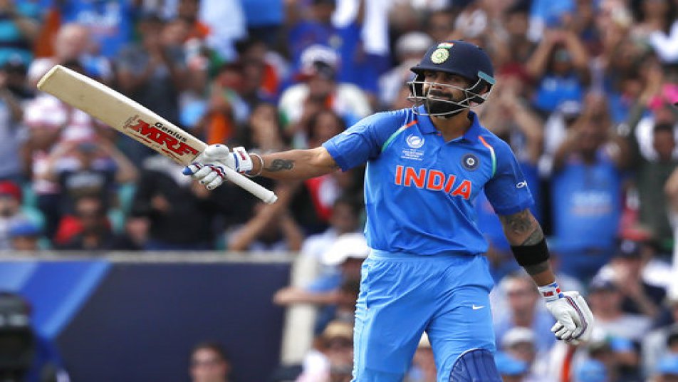 The Indian captain got agonizingly close in the Champions Trophy semifinal against Bangladesh with an unbeaten 96. (Photo: AP)