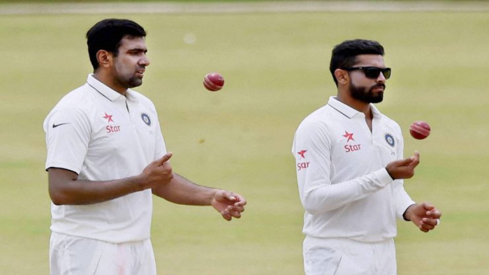 India's spin duo of Ravindra Jadeja and Ravichandran Ashwin continued to sit at the top two positions in the ICC Test bowlers' rankings.