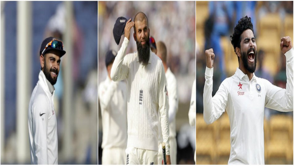 Test Rankings: Jadeja, Ashwin remian on top, Moeen the biggest gainer