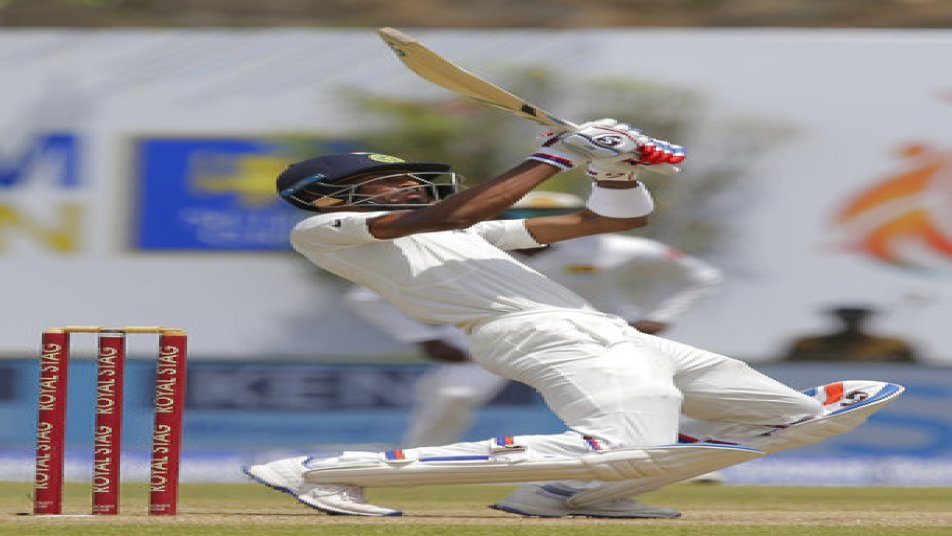 Pandya put on a superb 62 run stand with Mohammed Shami for the ninth wicket to quash all Lankans hopes for a comeback in the match. (Photo: AP)